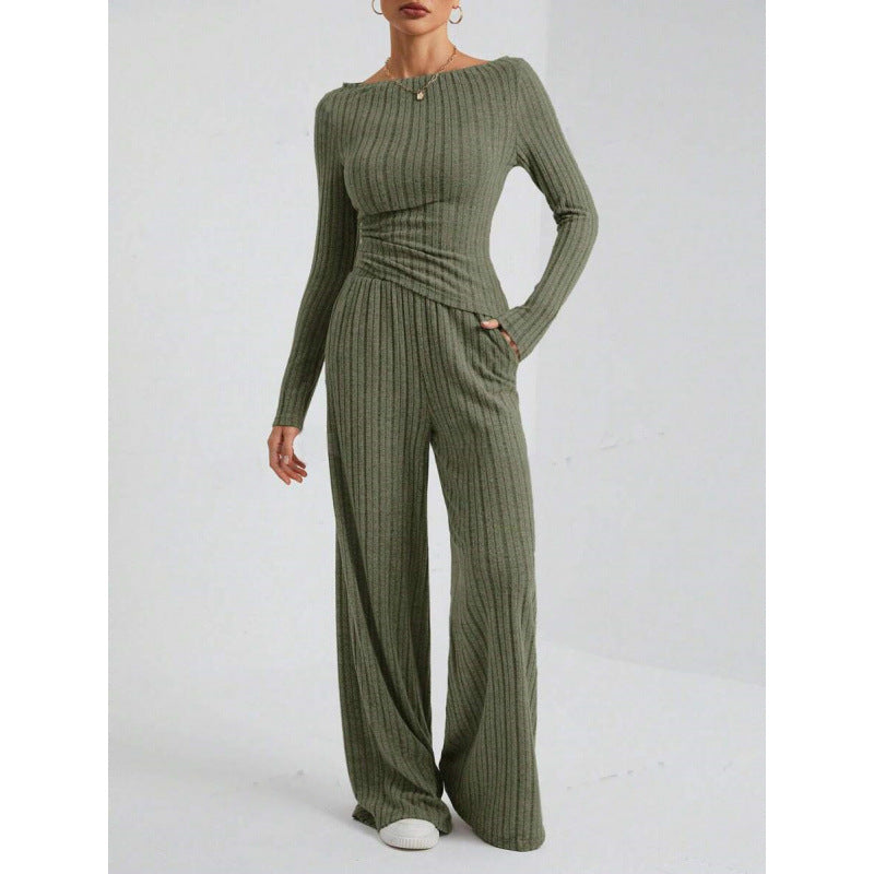 Turtleneck Knitting Long-sleeve Suit Women's Loose