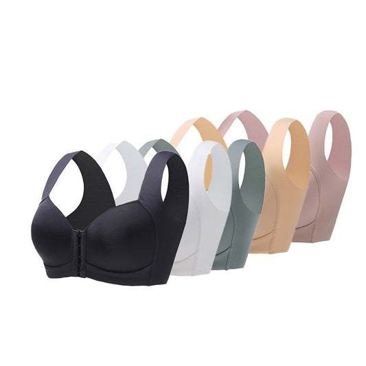 Women's Fashion Front Closure Underwired Gathering Bra