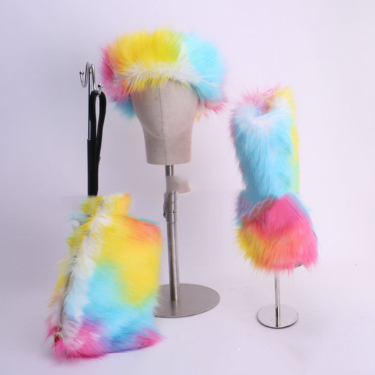 Clutch hair band plush snow boots
