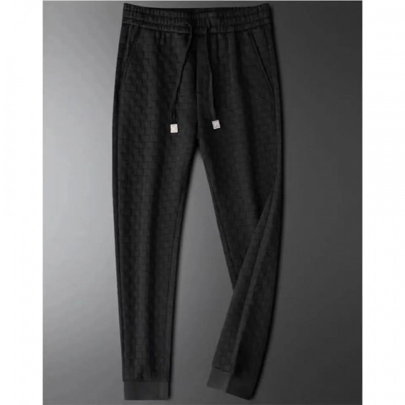 Stand Up Collar White Casual Sports Suit