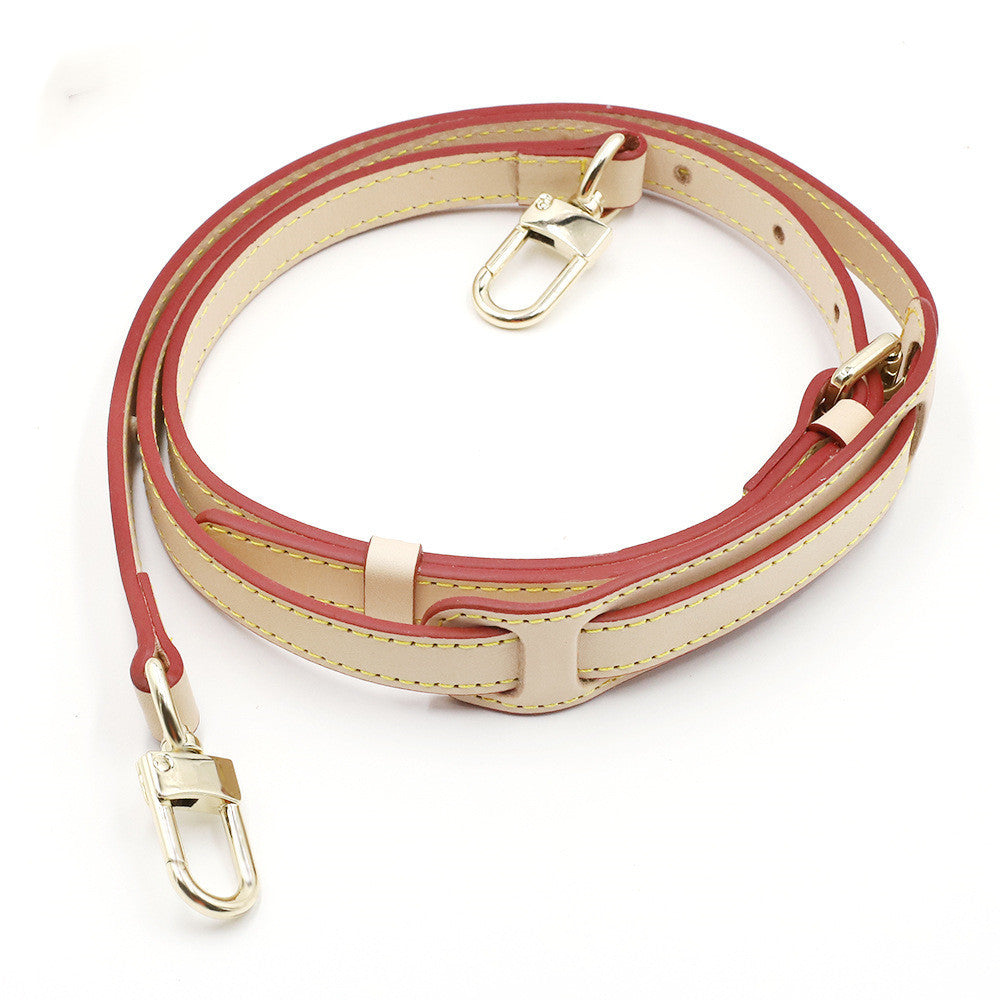 Leather Gasket Bag With Shoulder Strap Accessories