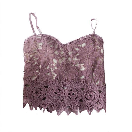 Short off shoulder sleeveless top