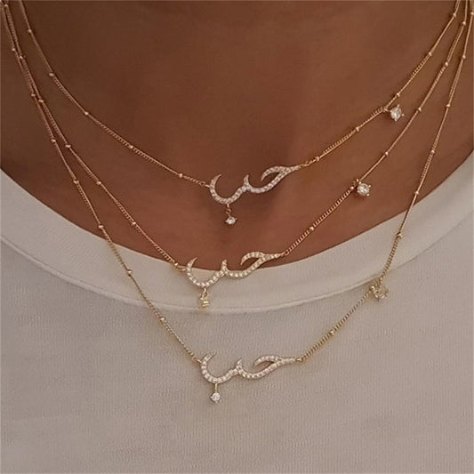 Arabic Love Declaration Bracelet S925 Arabic Bracelet Necklace