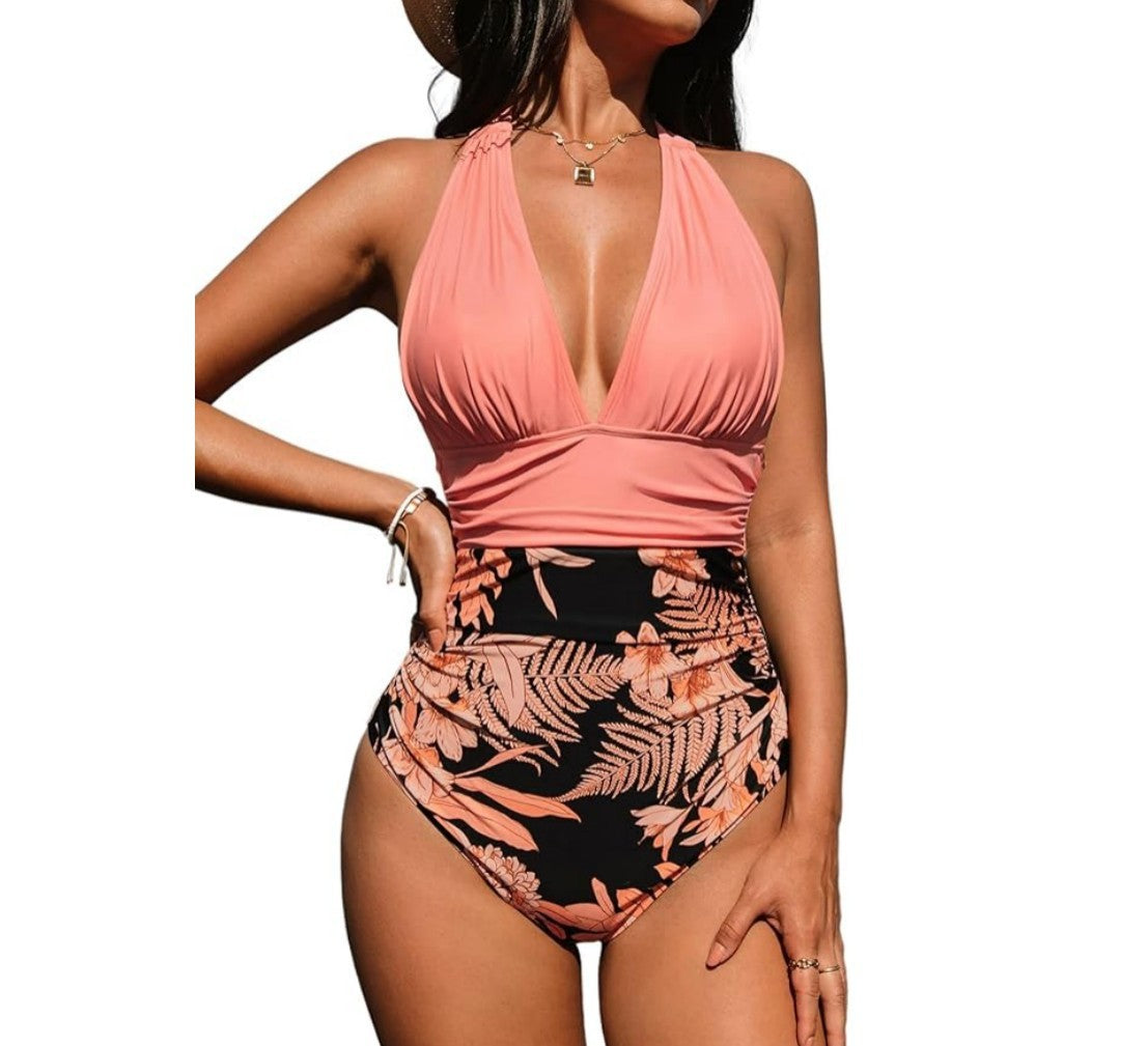 Women's One-piece Swimsuit Halter