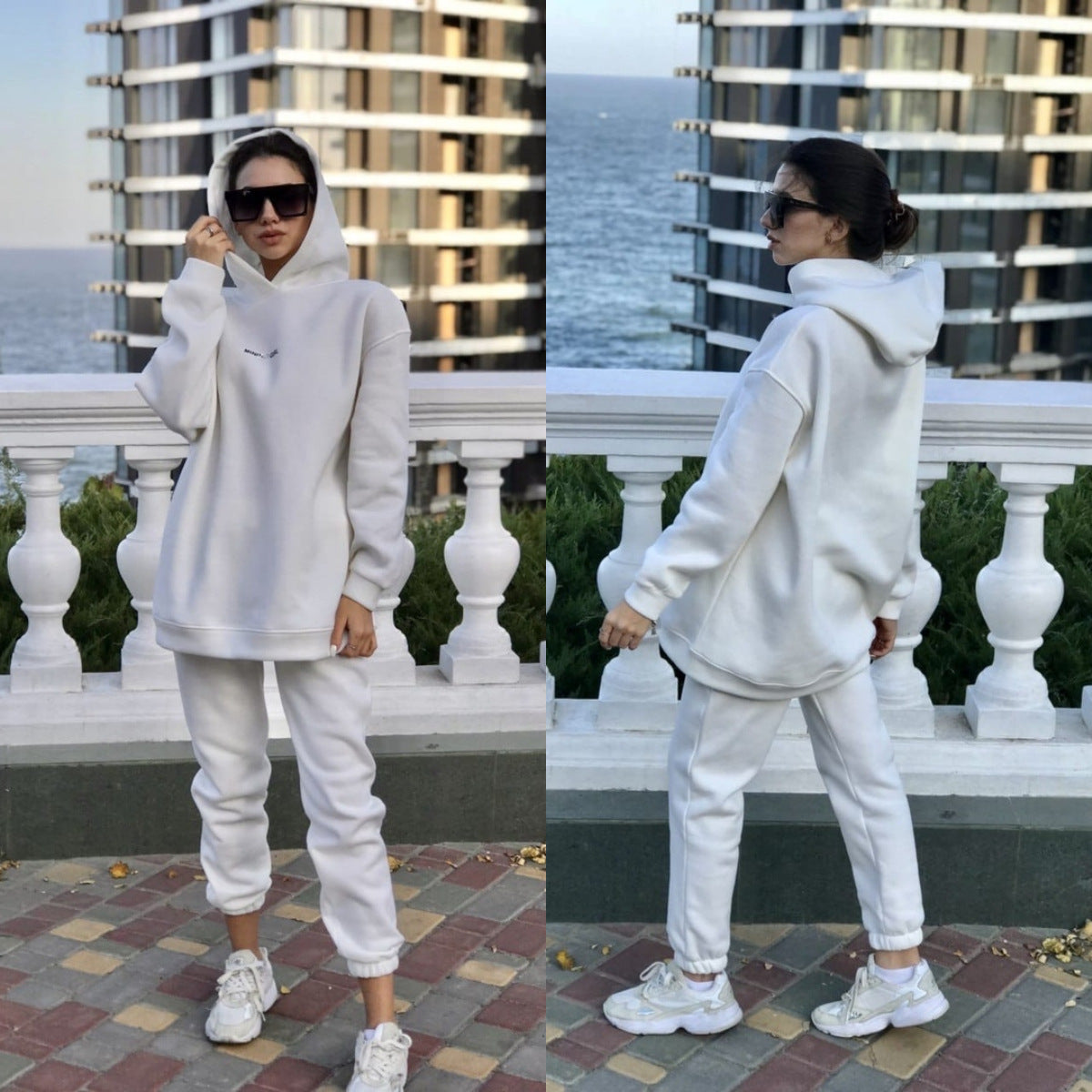 Hooded Casual Sweater Suit