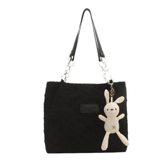 Fashion Horizontal Square Shoulder Tote Bag