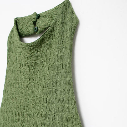 Stylish Good Texture Hanging Collar Top