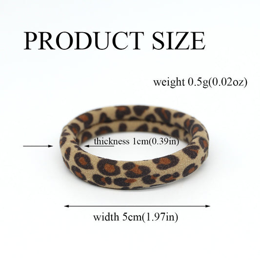 Leopard Towel Hair Ring