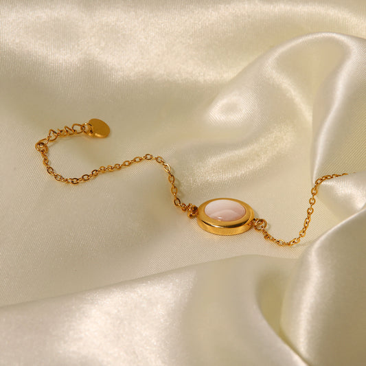 Light Luxury Oval Opal Bracelet Niche Design Women