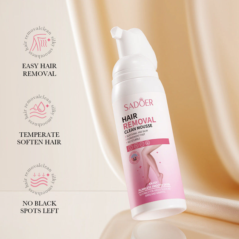 Hair Removal Mousse 100g Hair Removal No Stimulation Silky Skin Cleansing Depilatory Cream