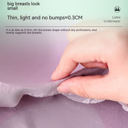 Gathered Without Trace Front Closure Underwired Bra