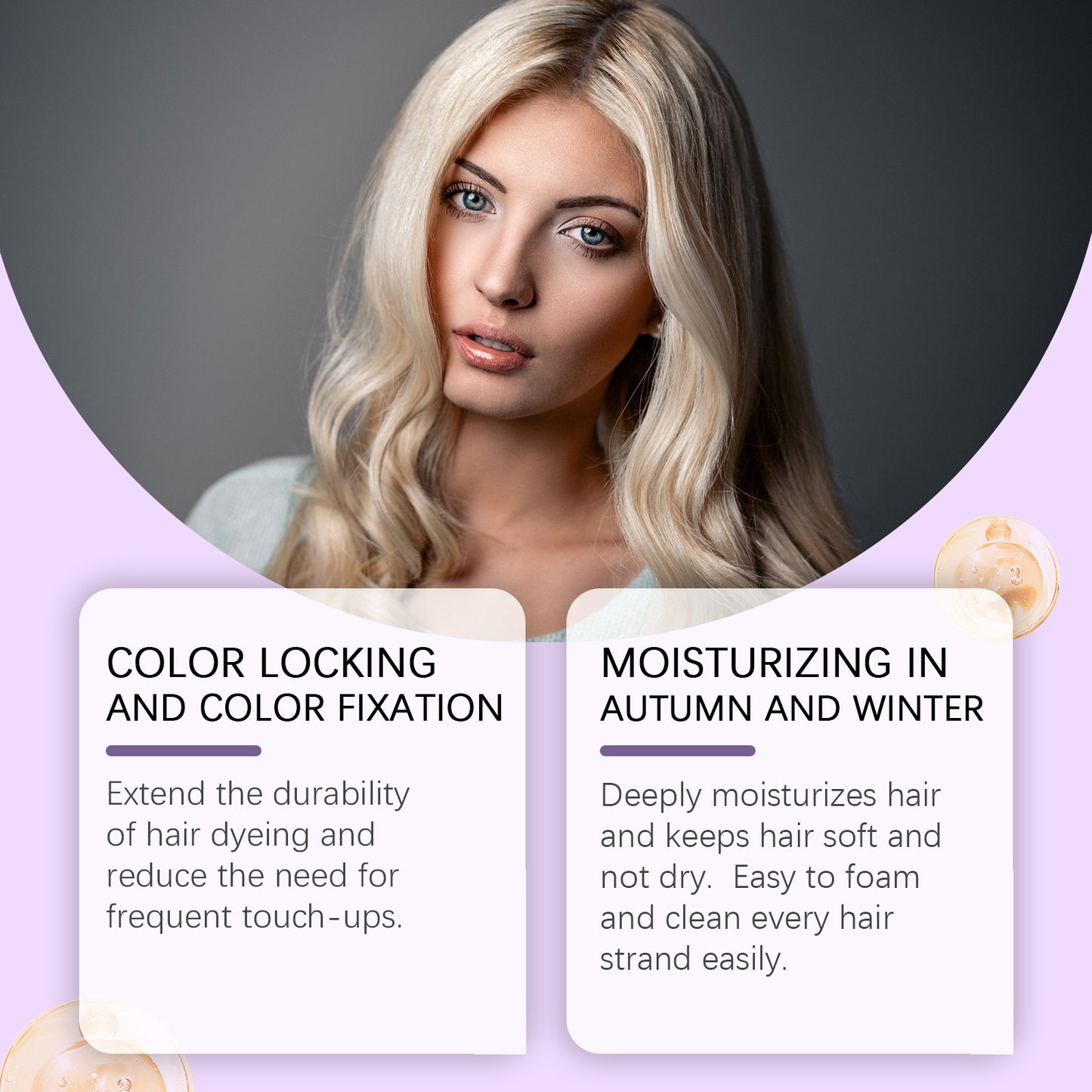 Purple Shampoo Repairing & Nourishing Hair