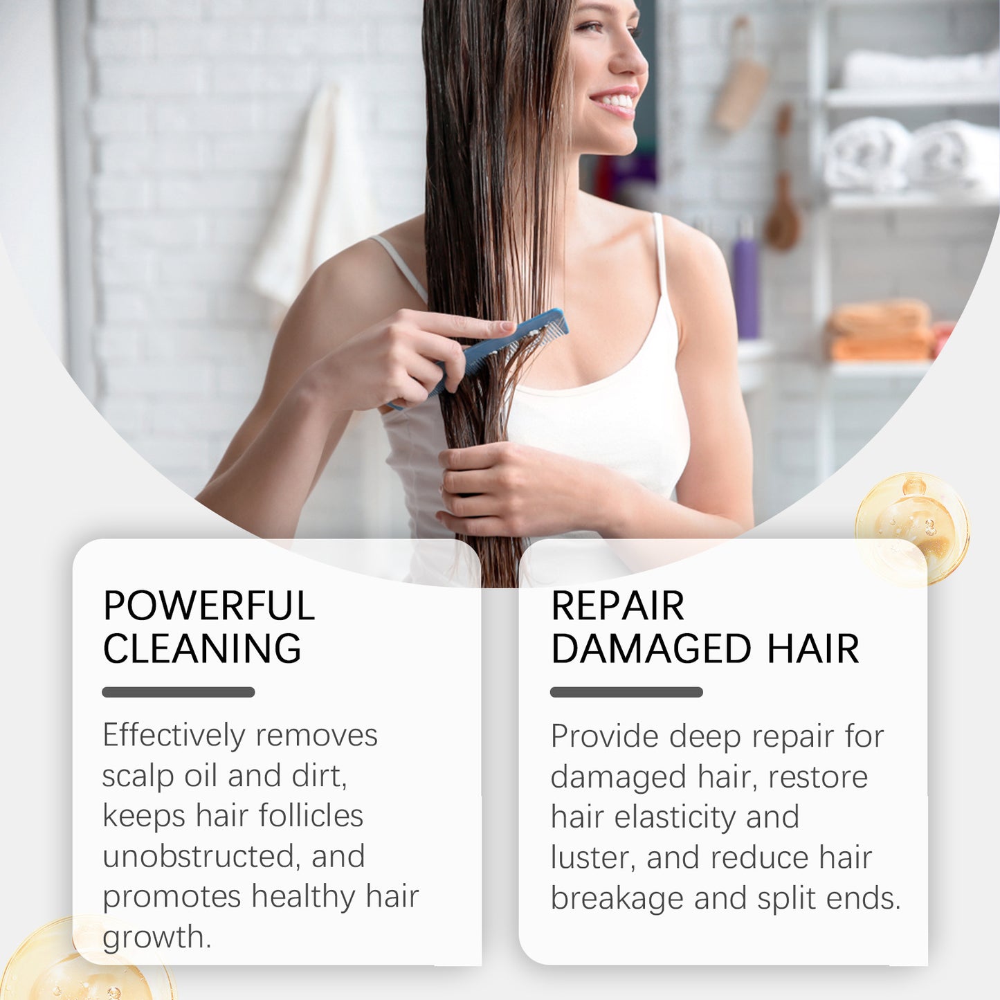 Household Cleaning Hair Damage Moisturizing Shampoo