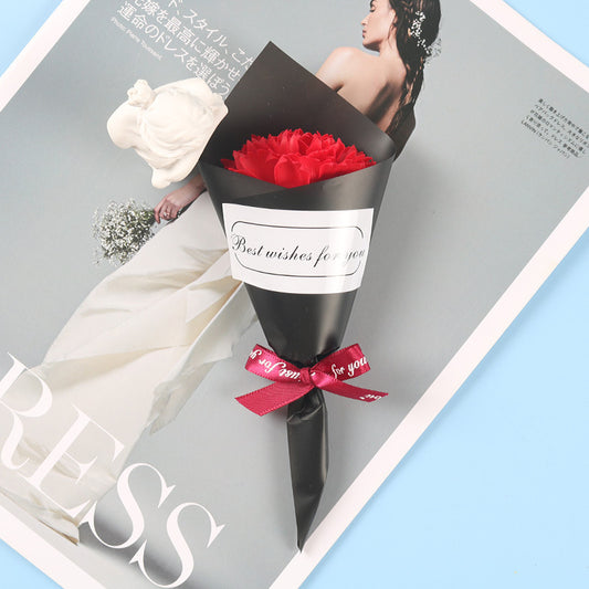 Mini Handmade Soap Flower Gift Box Small Bouquet With Valentine's Day Gift