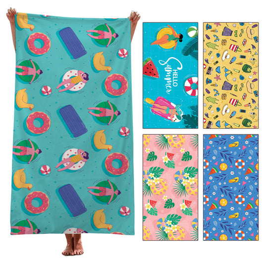 Creative Print Sunscreen Beach Towel Shawl