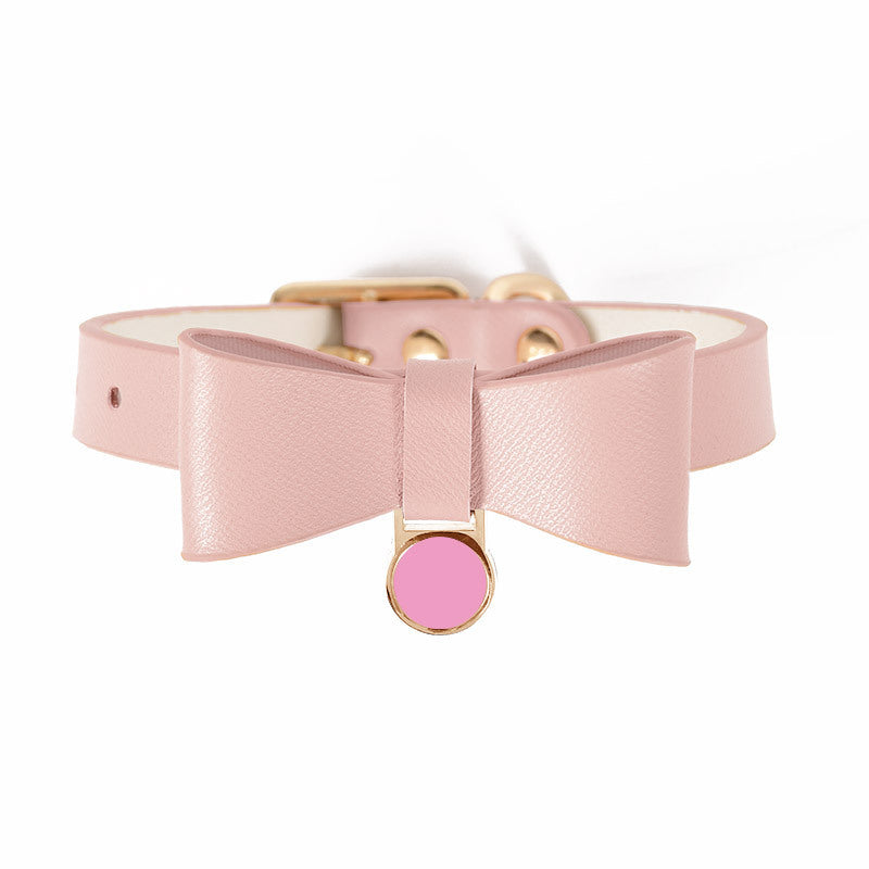 Luxury Leather Pet Cat Collar