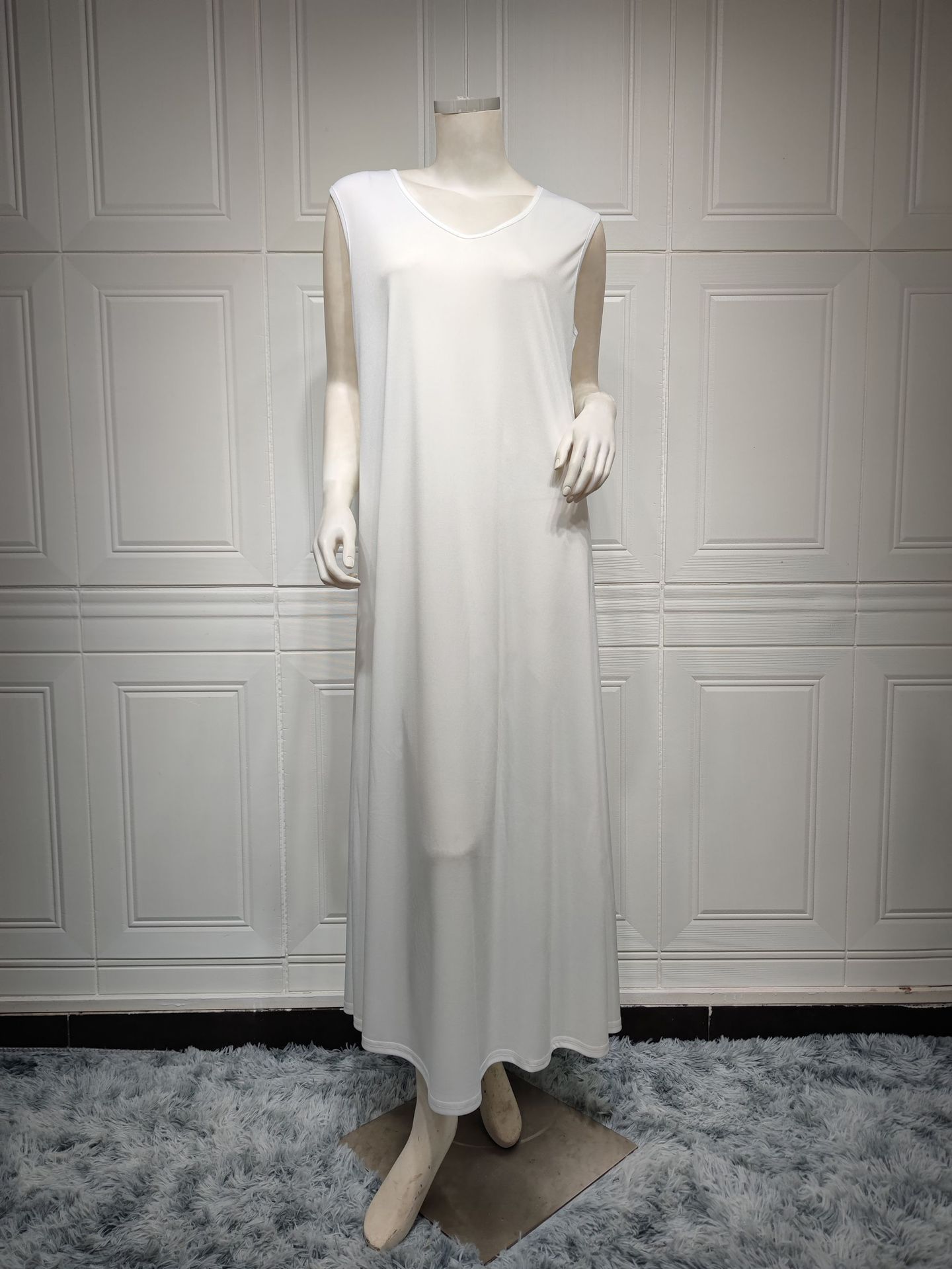 Dubai Arab Satin Cardigan Gown