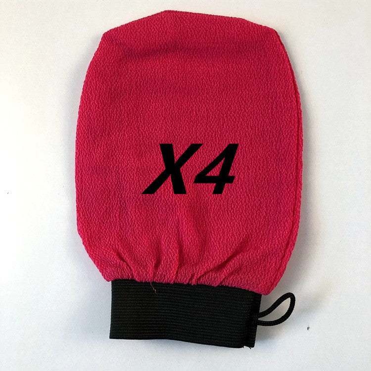 Black Rough Sand Massage Double-sided Back Rubbing Bath Towel To Rub Back