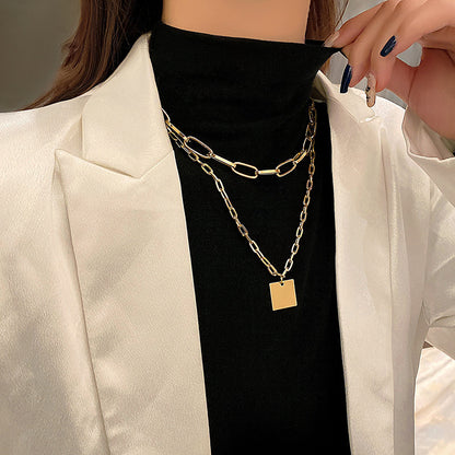 European And American Light Luxury Retro Necklace Women