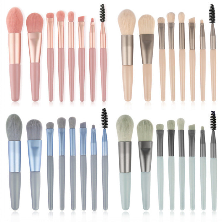 Beauty Tools 8 Mini Makeup Brushes Suit