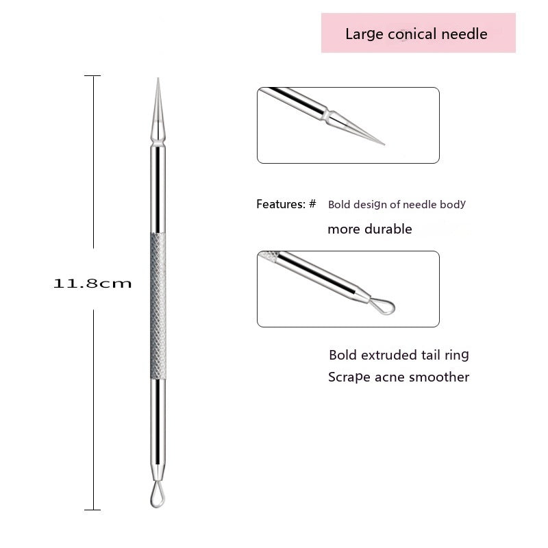 Iron Box Stainless Steel Acne Needle Suit Beauty Tools