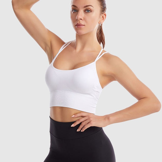 Women's Sports Bra Underwired Tube Top Vest