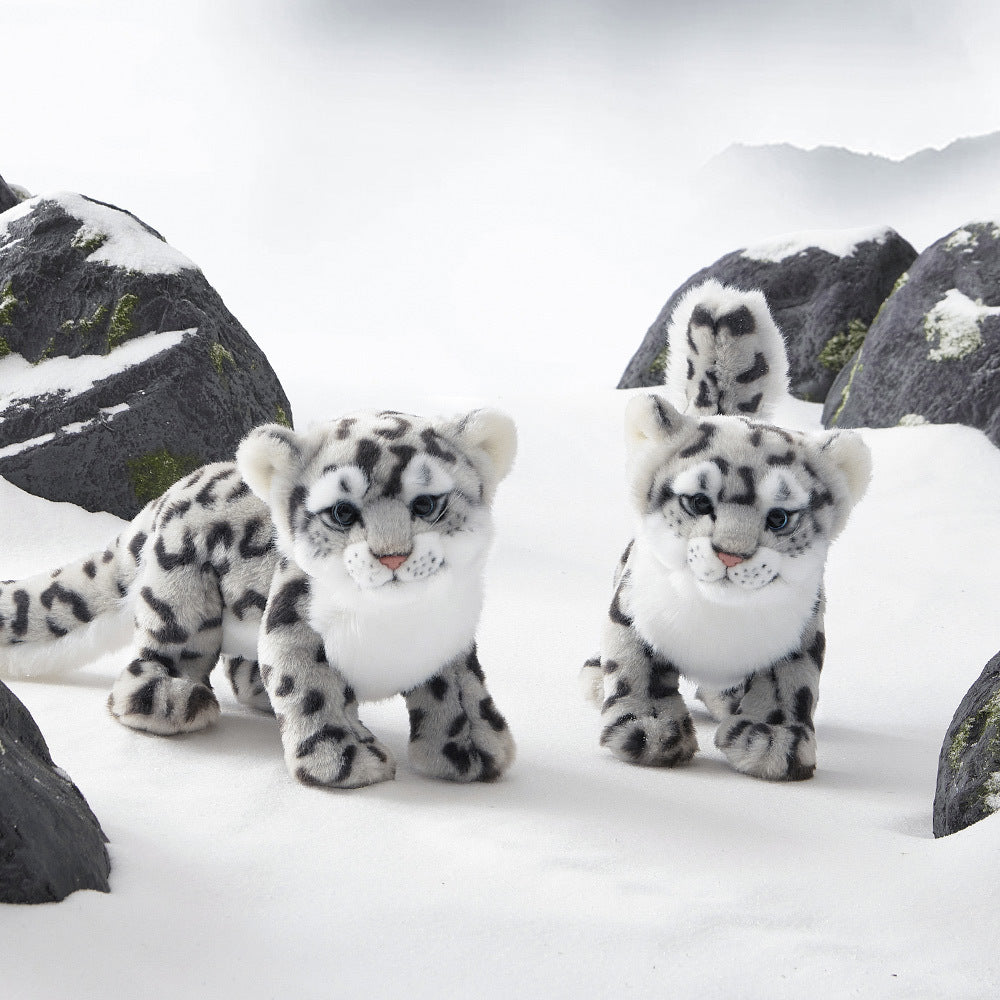 Snow Leopard Plush Cute Simulation Toy Doll