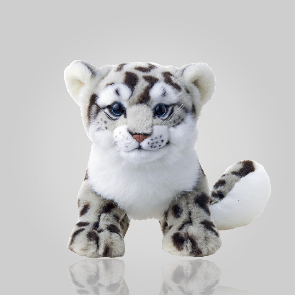 Snow Leopard Plush Cute Simulation Toy Doll