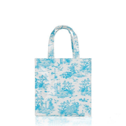Simple Printed PVC Tote Bag Waterproof Large Capacity