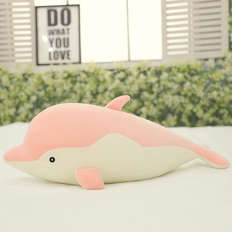 Plush Toy Cute Dolphin Doll Sleeping Pillow