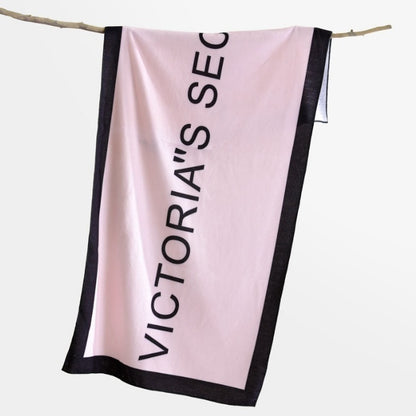 Factory Direct Sales Microfiber Bath Towel Letter Beach Towel Reactive Printing