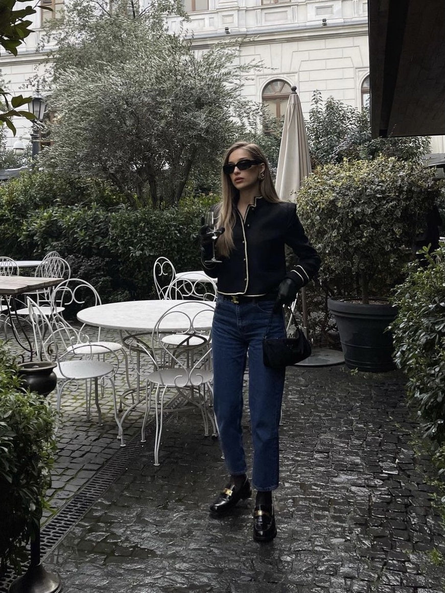 Women's Fashion Personality Black New Coat Women