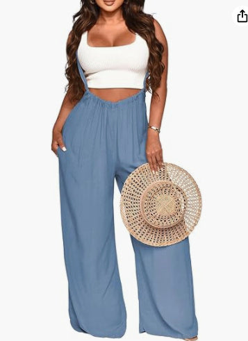 Women's Jumpsuit Casual Loose Sleeveless