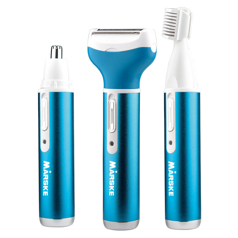 Three-in-one Multifunctional Pubic Hair Armpit Hair Scraper Charging Hair Removal Device