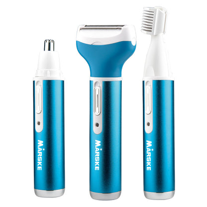 Three-in-one Multifunctional Pubic Hair Armpit Hair Scraper Charging Hair Removal Device