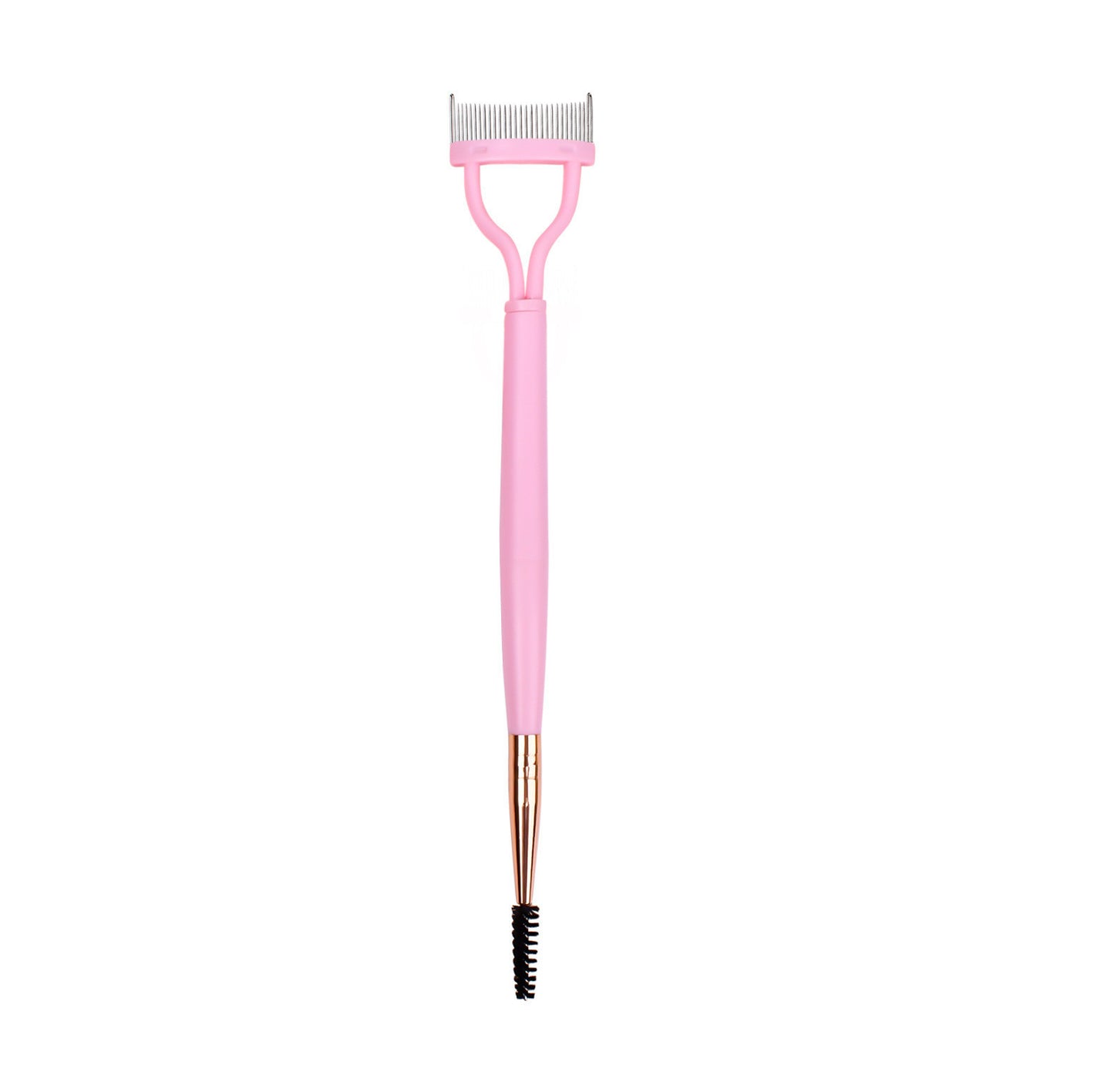 Steel Tooth Double Head Brow Groomer Mascara Brush Tool