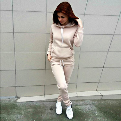 Hooded sweater suit