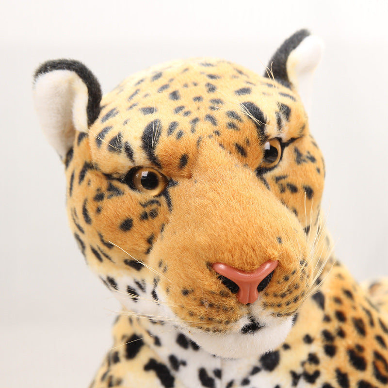 Simulation animal plush toy leopard leopard doll