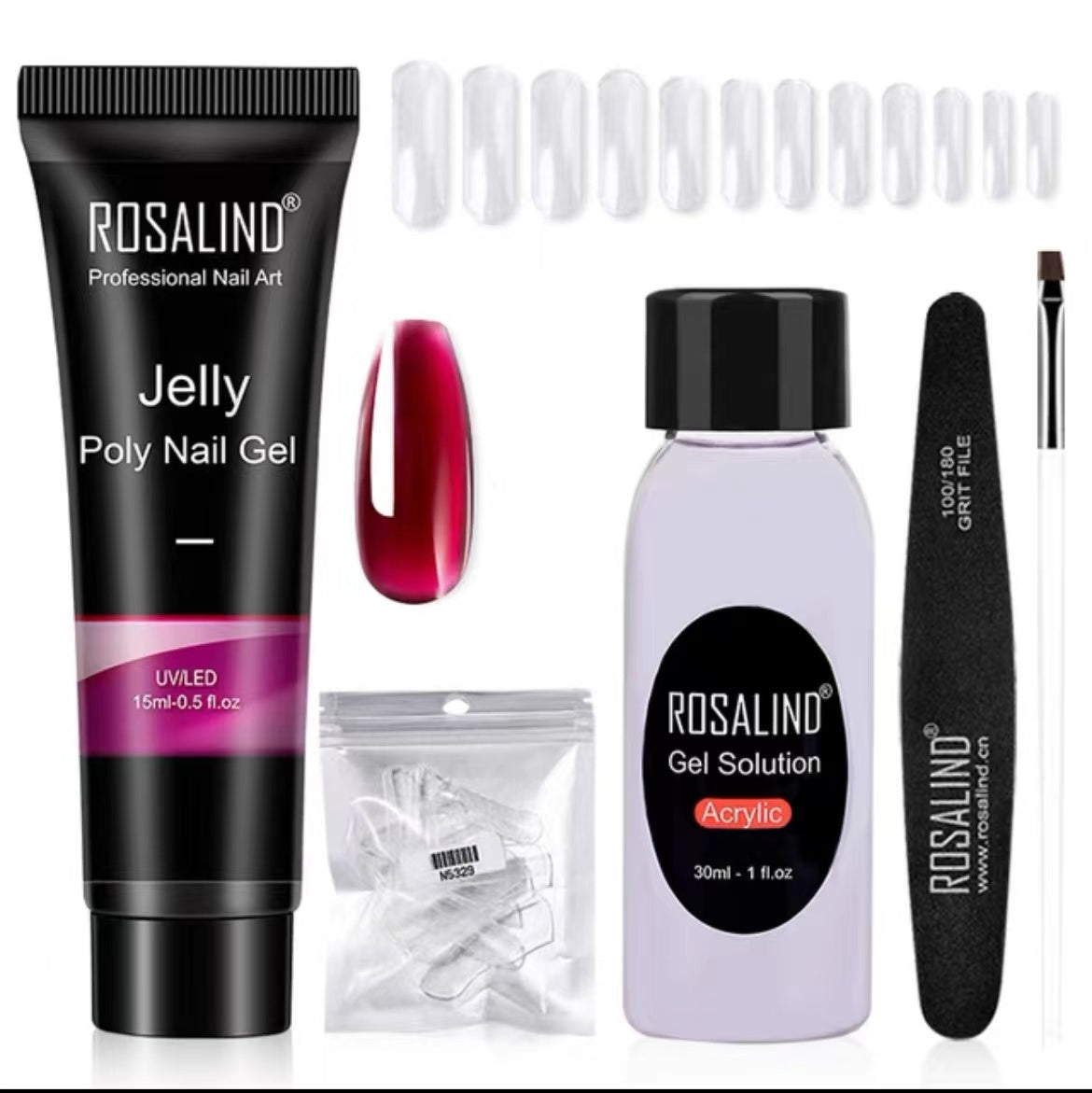 Extension Gel Polish Kit For Manicure Poly Nail Gel Set For