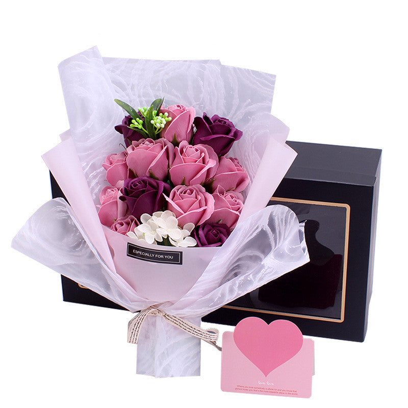 Romantic Gift Creative New Soap Rose Bouquet Gift Box