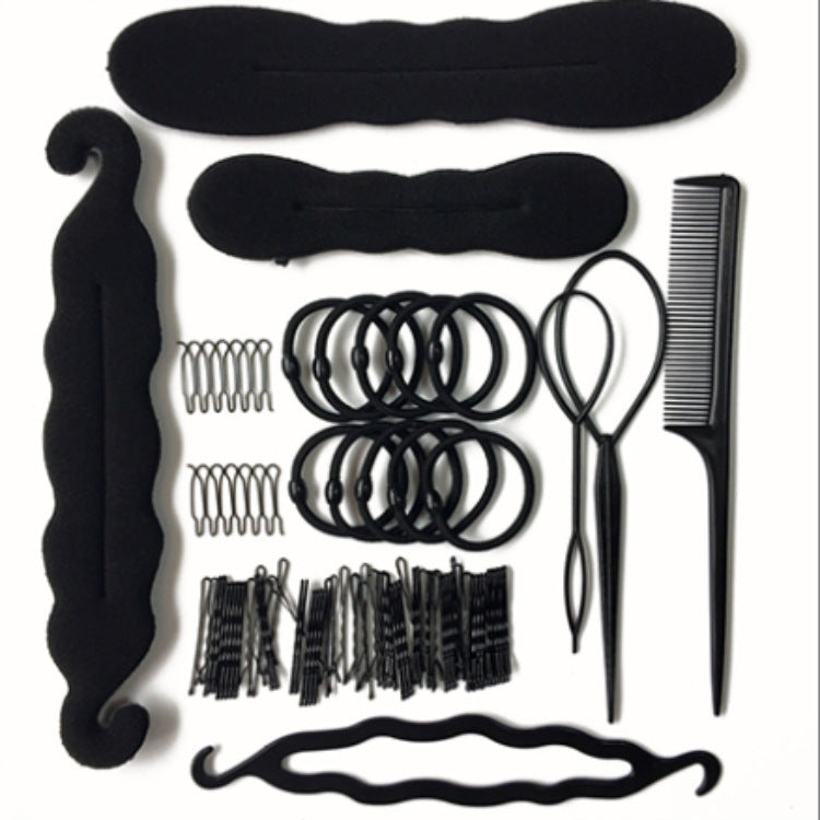 Coiled Hair Tool Braided Hair Coiler Set Coiled Hair Set