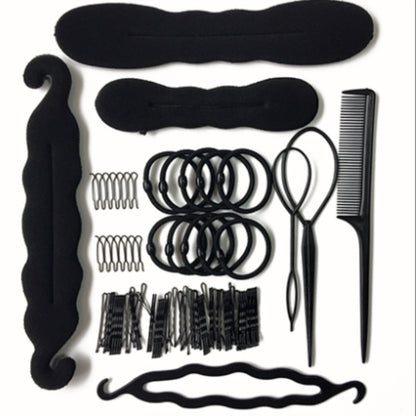 Coiled Hair Tool Braided Hair Coiler Set Coiled Hair Set
