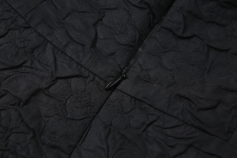 High Waist Slim Sexy Zipper Tube Top Halter Dress Women