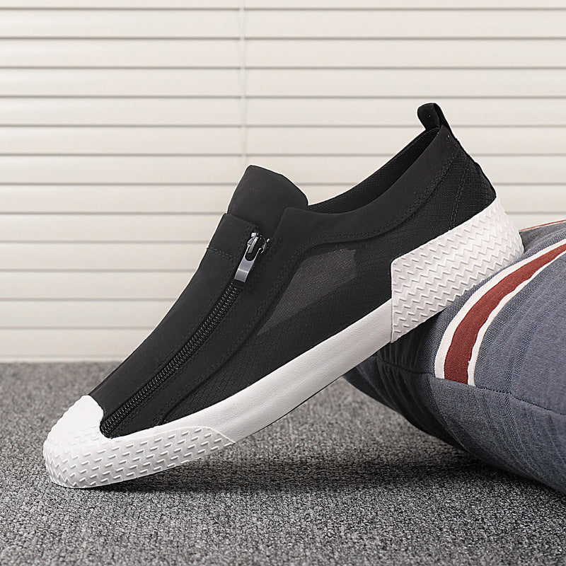 Trendy casual canvas sneakers