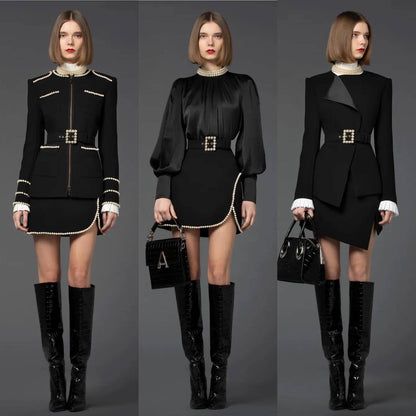 Women's Fashion Pointed Toe Stiletto Knee Boots