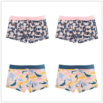 Men's boxer briefs breathable antibacterial four-corner men's pants