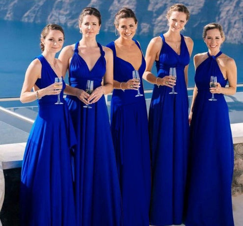 Women's Sexy Long Party Dress Club Floor-Length Summer Backless Bandage Maxi Dress Multiway Bridesmaids Boho Women Dress Vestidos