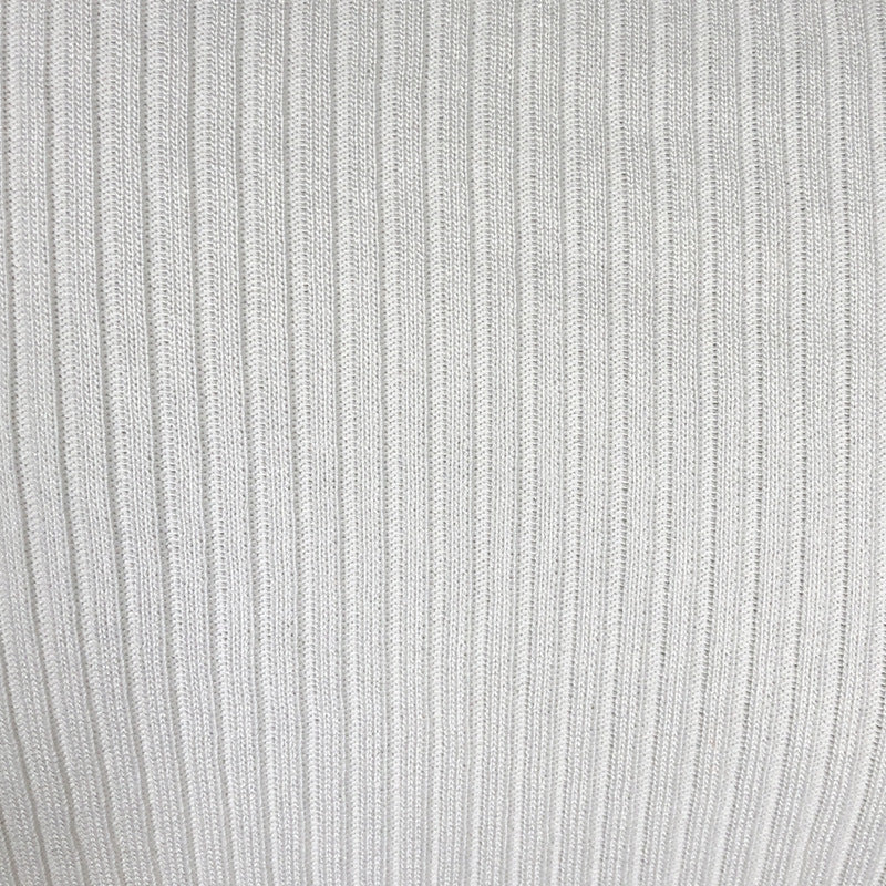 Ladies white slanted shoulder long sleeve top