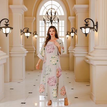 DUBAI Turkish Muslim Middle East Women's Beaded Gown