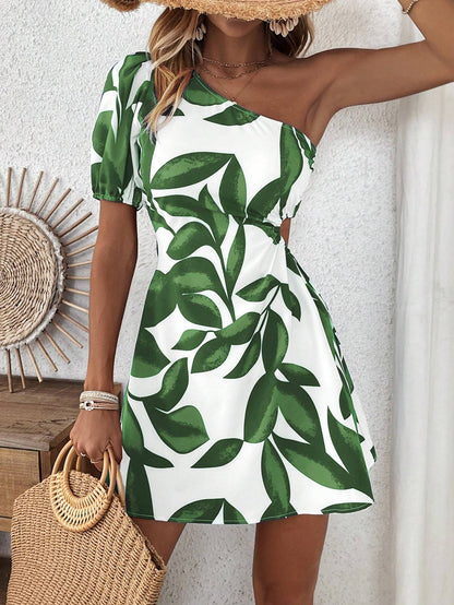 Puff Sleeve Dress For Summer Vacation For New Year Clothes Vacation Beach Outfits Women
